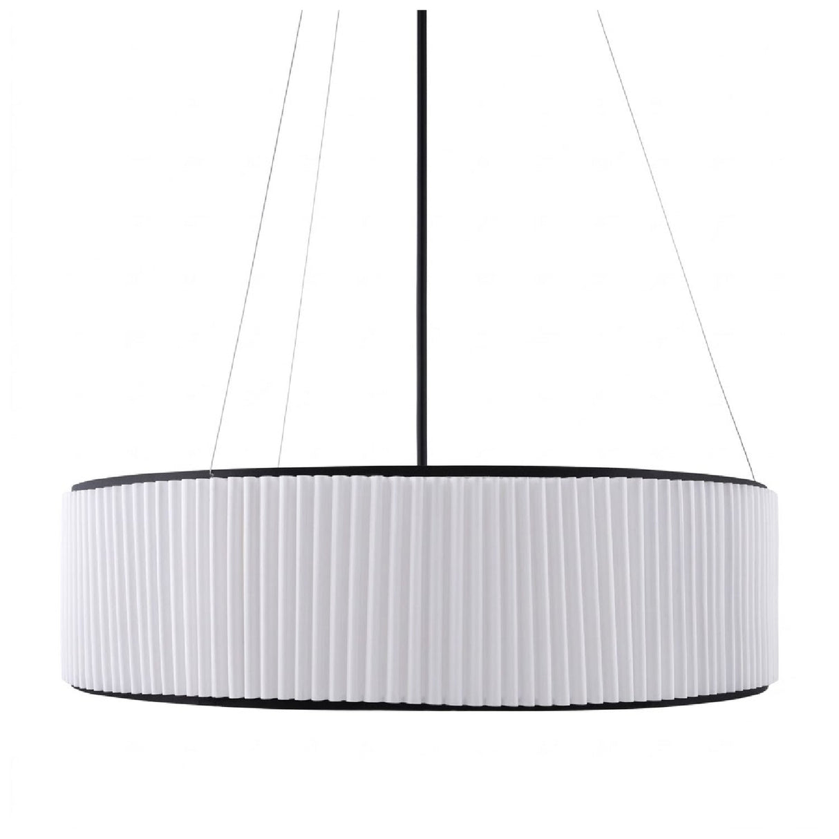 Modern European furniture - White Fluted 2-Light Chandelier - www.oroa.com