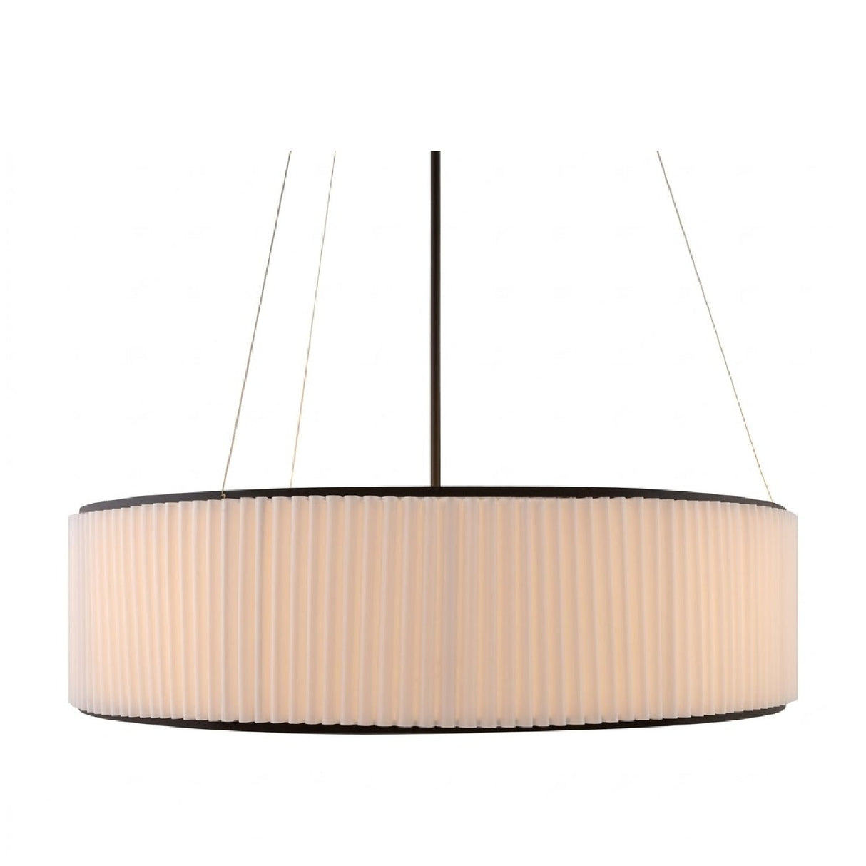 Modern European furniture - White Fluted 2-Light Chandelier - www.oroa.com
