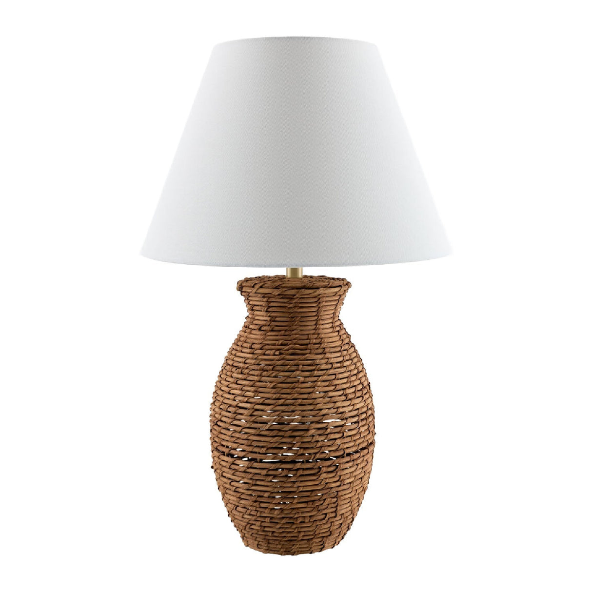 Modern European furniture - Painted Rattan Accent Table Lamp - www.oroa.com