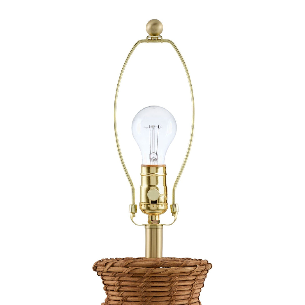 Modern European furniture - Painted Rattan Accent Table Lamp - www.oroa.com