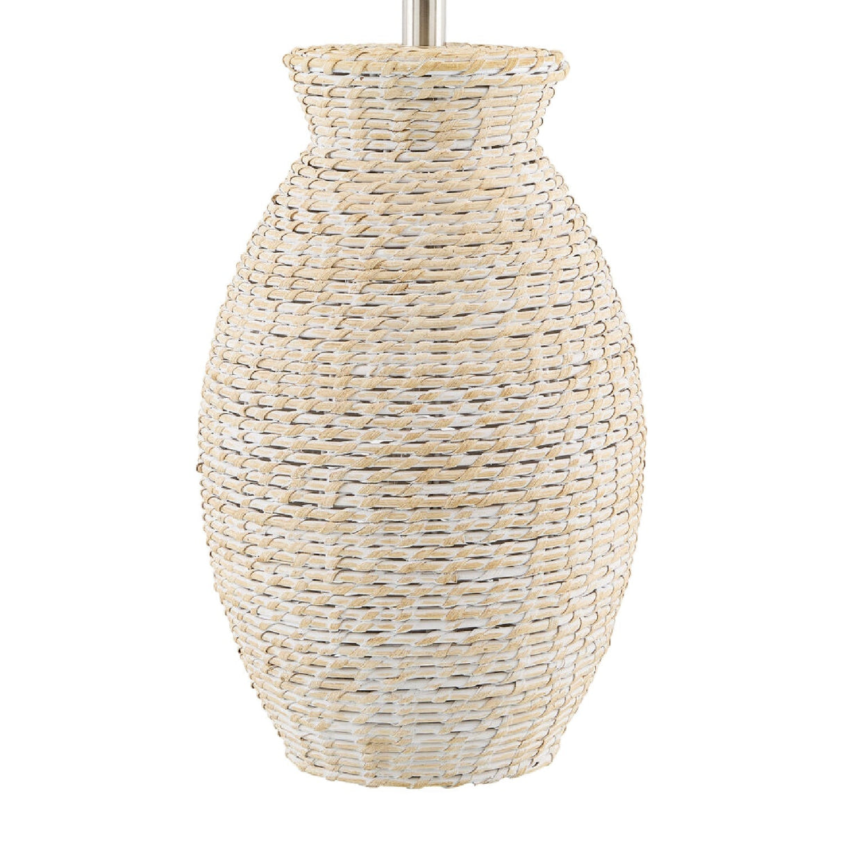Modern European furniture - Painted Rattan Accent Table Lamp - www.oroa.com