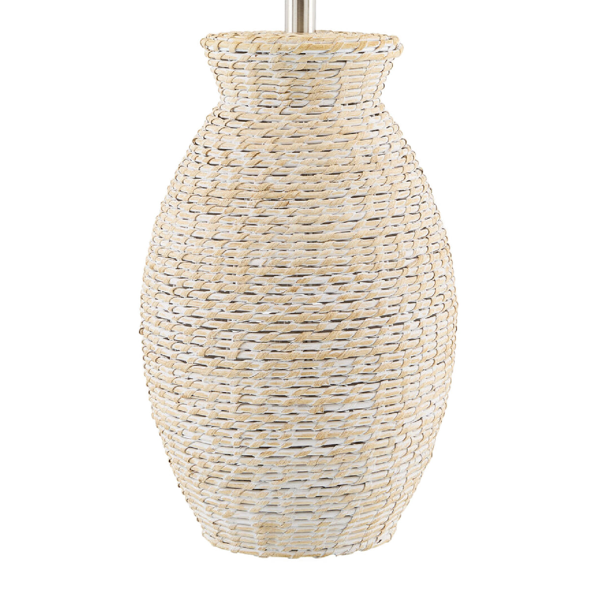 Modern European furniture - Painted Rattan Accent Table Lamp - www.oroa.com