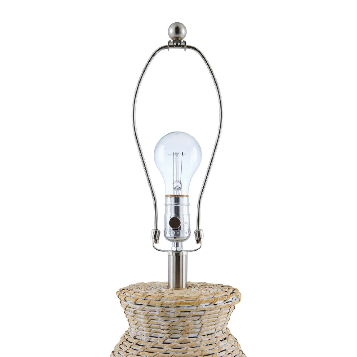 Modern European furniture - Painted Rattan Accent Table Lamp - www.oroa.com