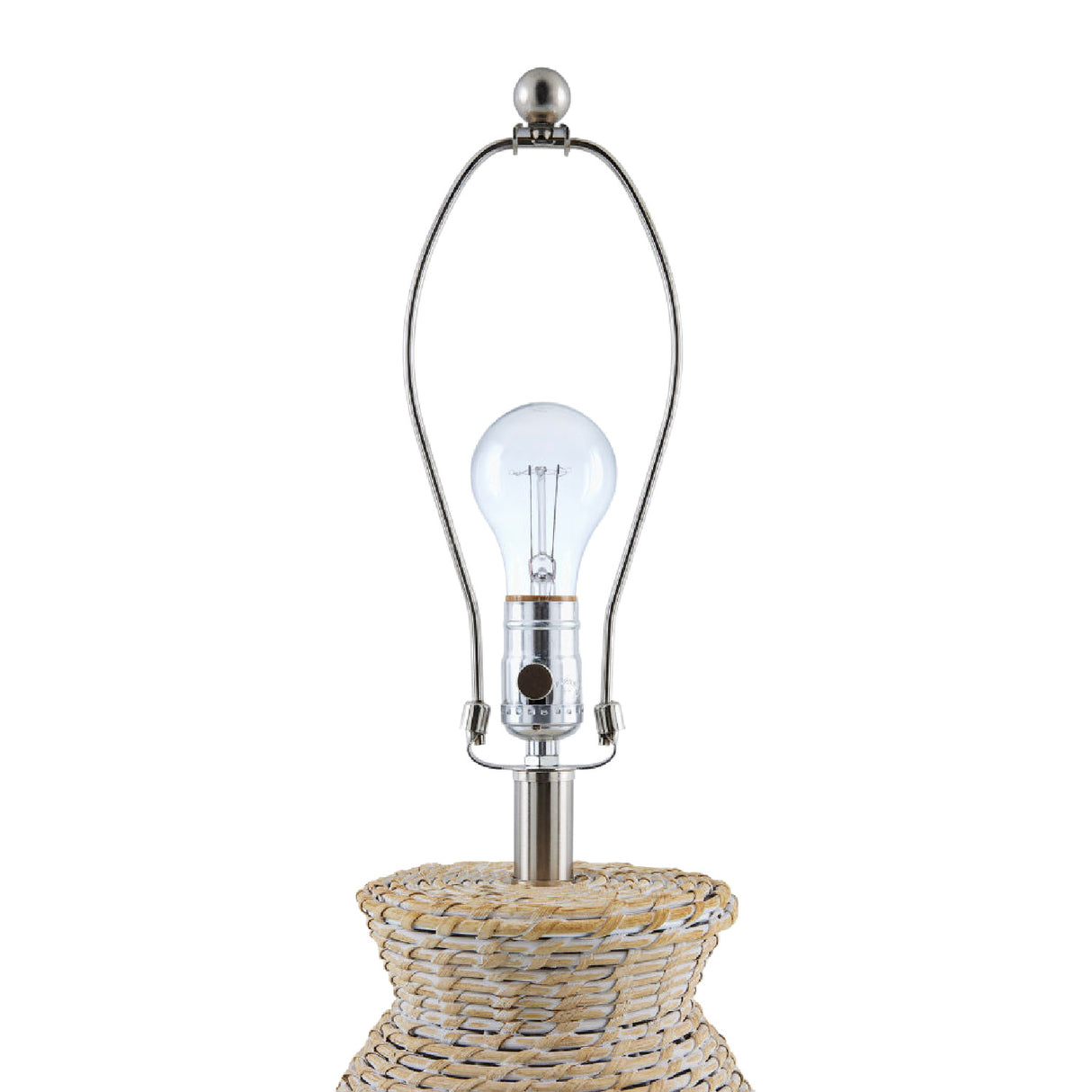 Painted Rattan Accent Table Lamp | Oroa.com