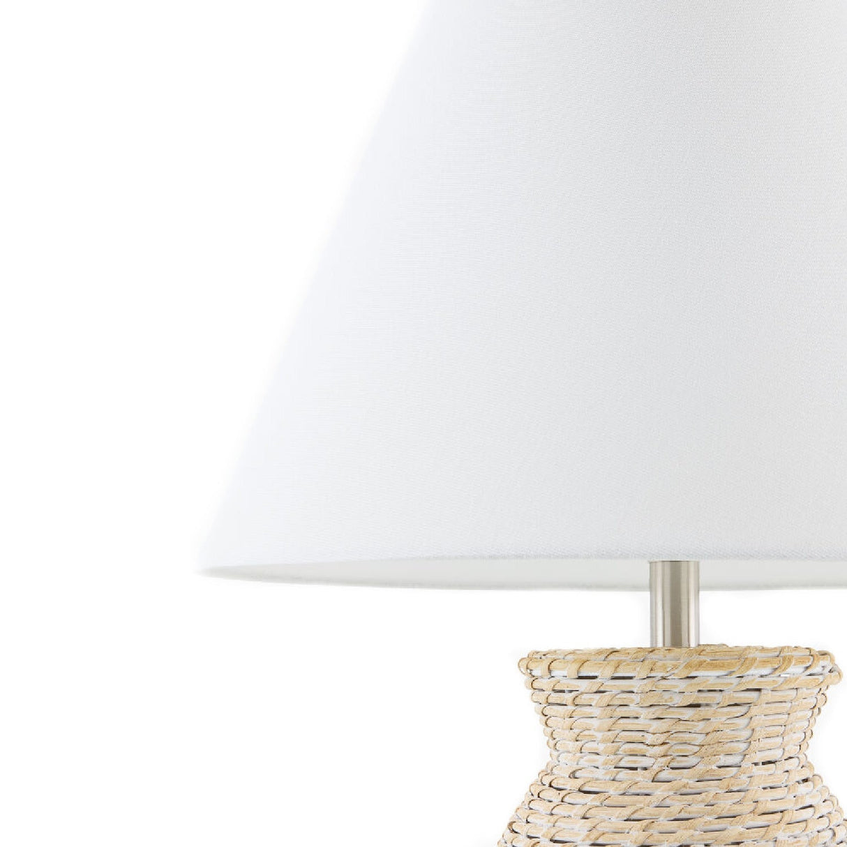 Modern European furniture - Painted Rattan Accent Table Lamp - www.oroa.com