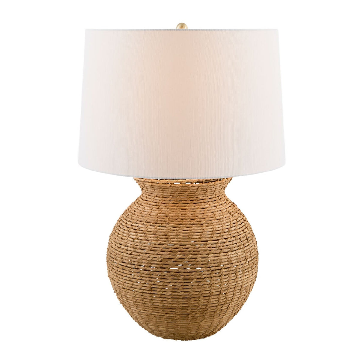 Modern European furniture - White Drum Shade Table Lamp - www.oroa.com