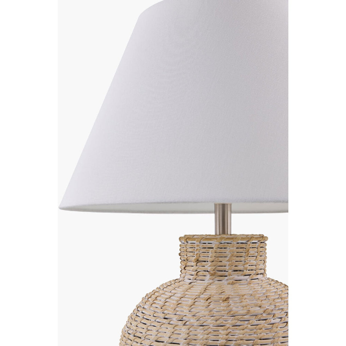 Modern European furniture - White Empire Shade Table Lamp - www.oroa.com