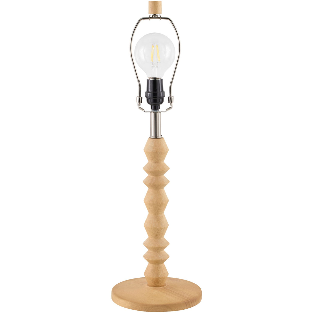 Modern European furniture - Wood Veneer Linen Table Lamp - www.oroa.com