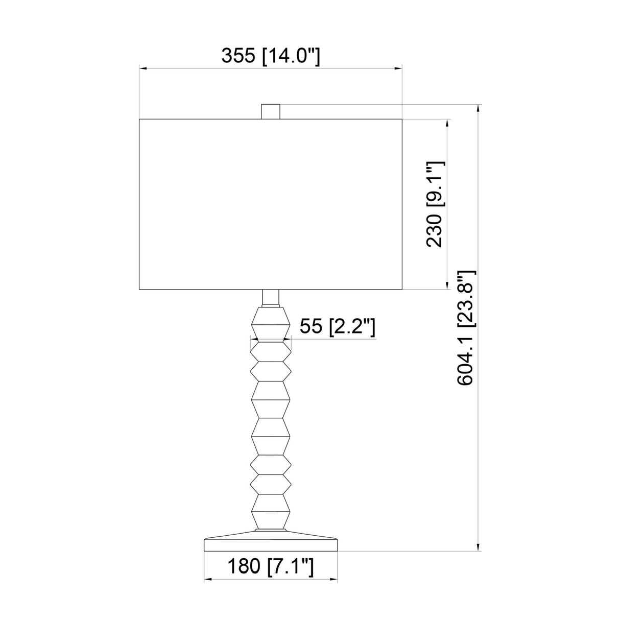 Modern European furniture - Wood Veneer Linen Table Lamp - www.oroa.com | Oroa.com