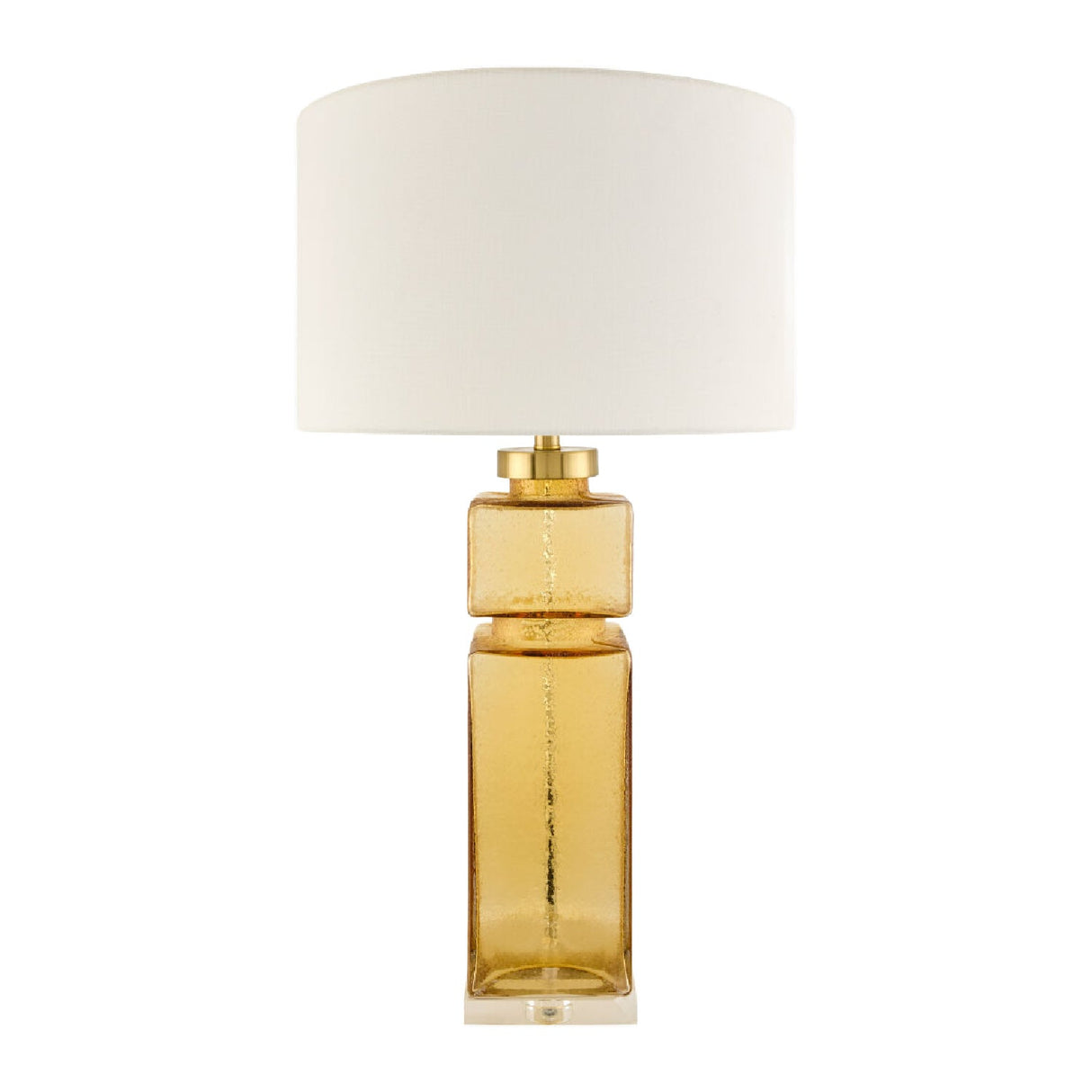 Modern European furniture - Yellow Glass Accent Table Lamp - www.oroa.com