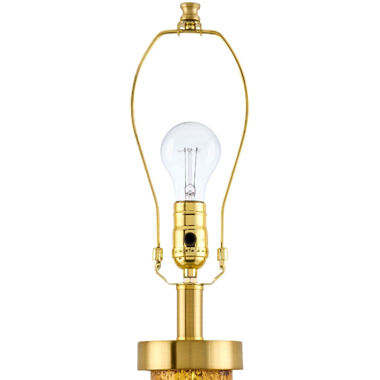 Modern European furniture - Yellow Glass Accent Table Lamp - www.oroa.com