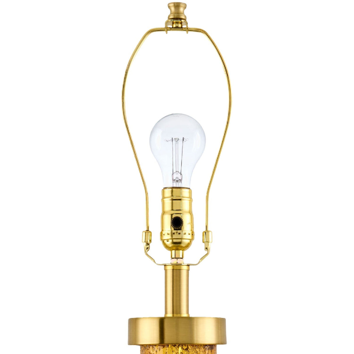 Modern European furniture - Yellow Glass Accent Table Lamp - www.oroa.com