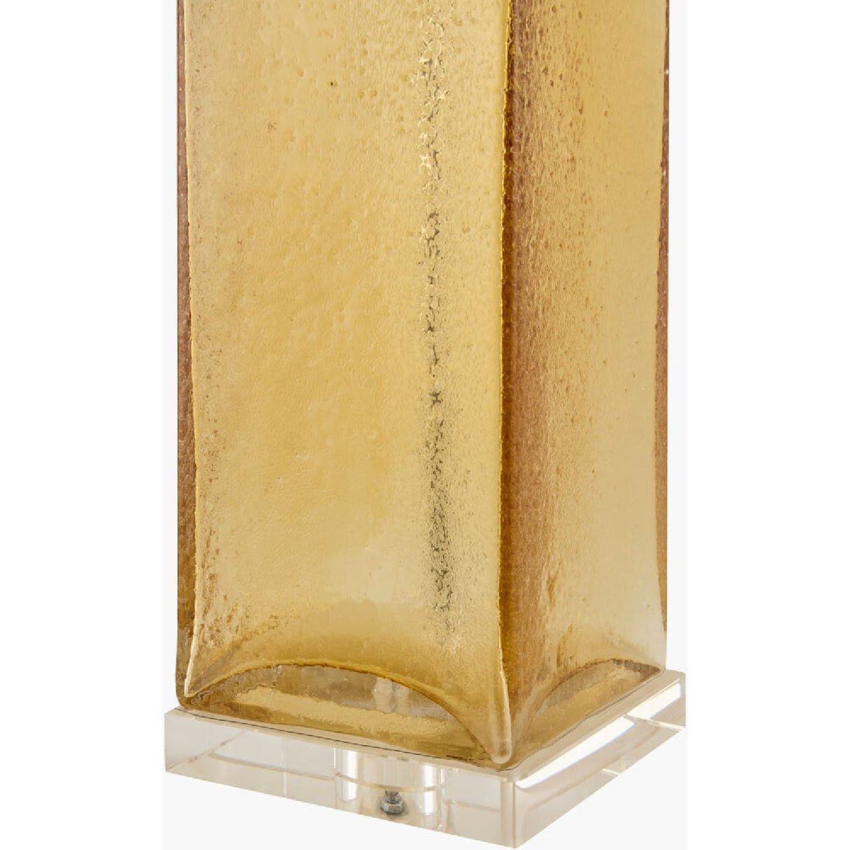 Modern European furniture - Yellow Glass Accent Table Lamp - www.oroa.com