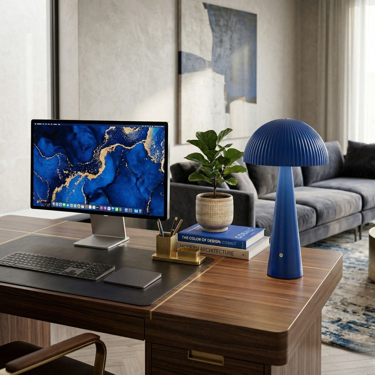Modern European furniture - Dome Metal Accent Table Lamp - www.oroa.com