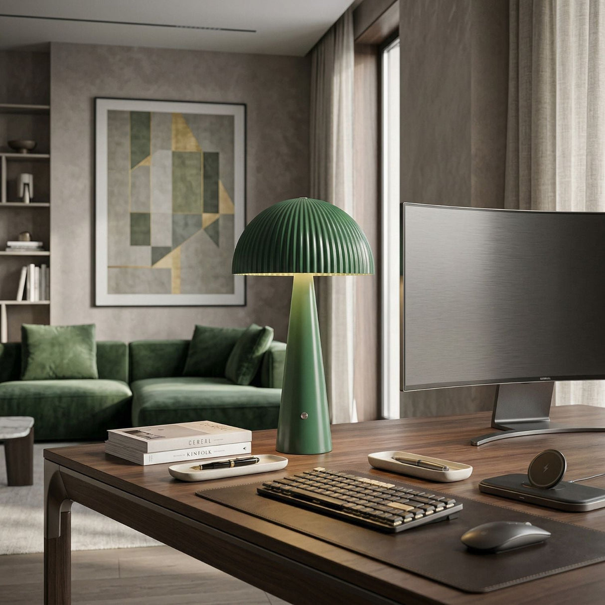 Modern European furniture - Dome Metal Accent Table Lamp - www.oroa.com
