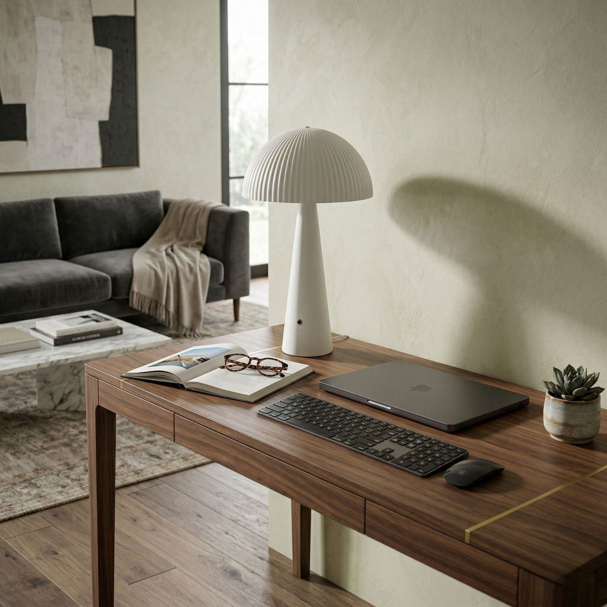 Modern European furniture - Dome Metal Accent Table Lamp - www.oroa.com