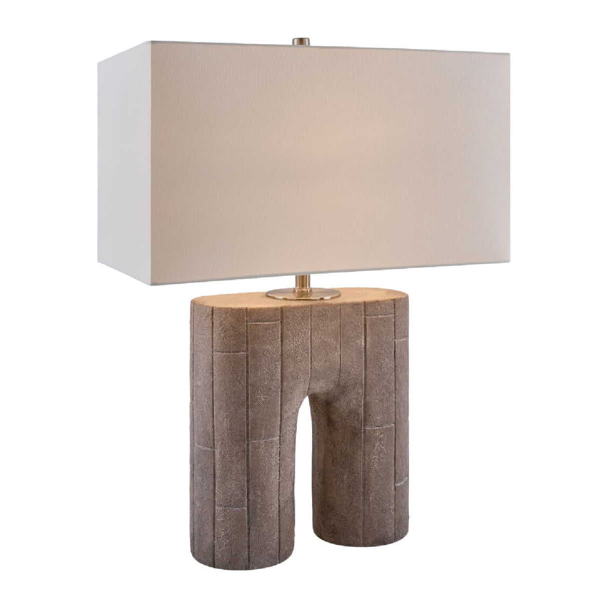 Modern European furniture - Painted Gray Accent Table Lamp - www.oroa.com