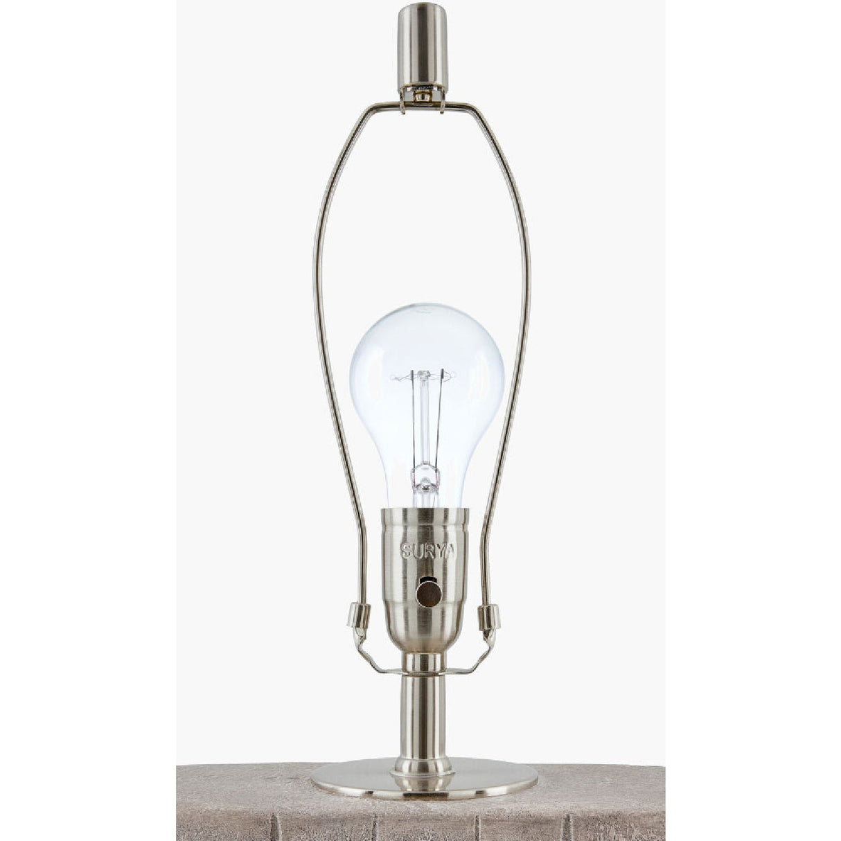 Modern European furniture - Painted Gray Accent Table Lamp - www.oroa.com