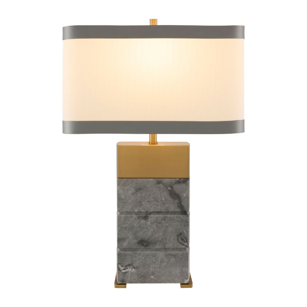 Modern European furniture - Green Marble Table Lamp - www.oroa.com