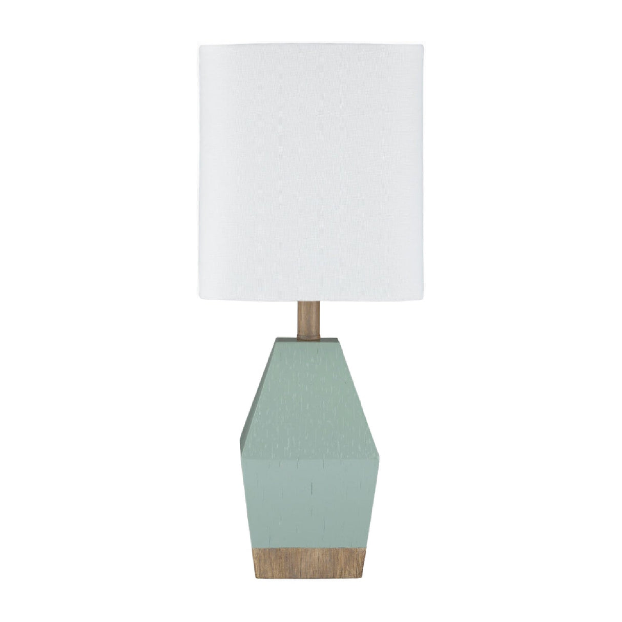 Modern European furniture - Blue Faceted Accent Table Lamp - www.oroa.com