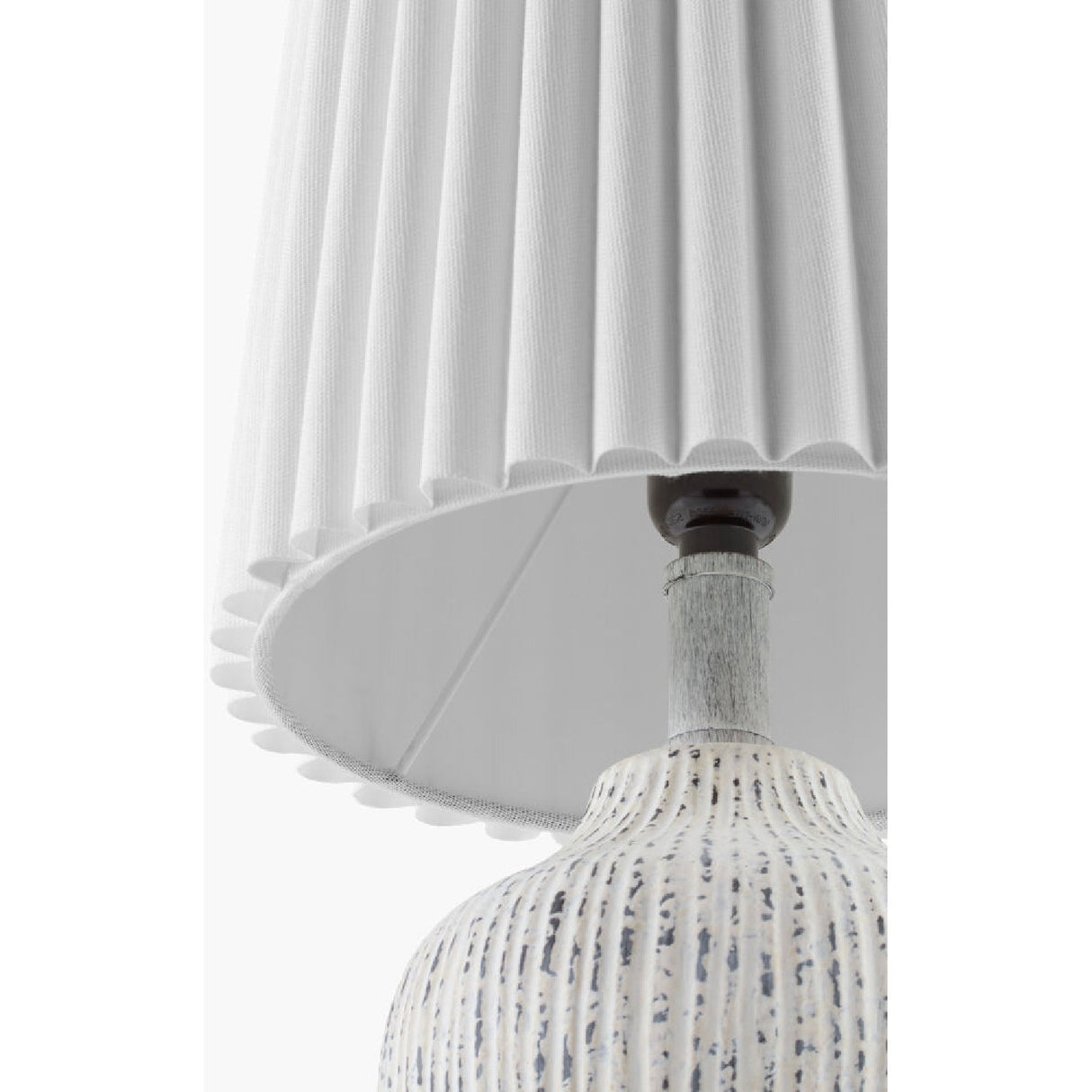 Modern European furniture - Pleated Linen Shade Table Lamps (2) - www.oroa.com