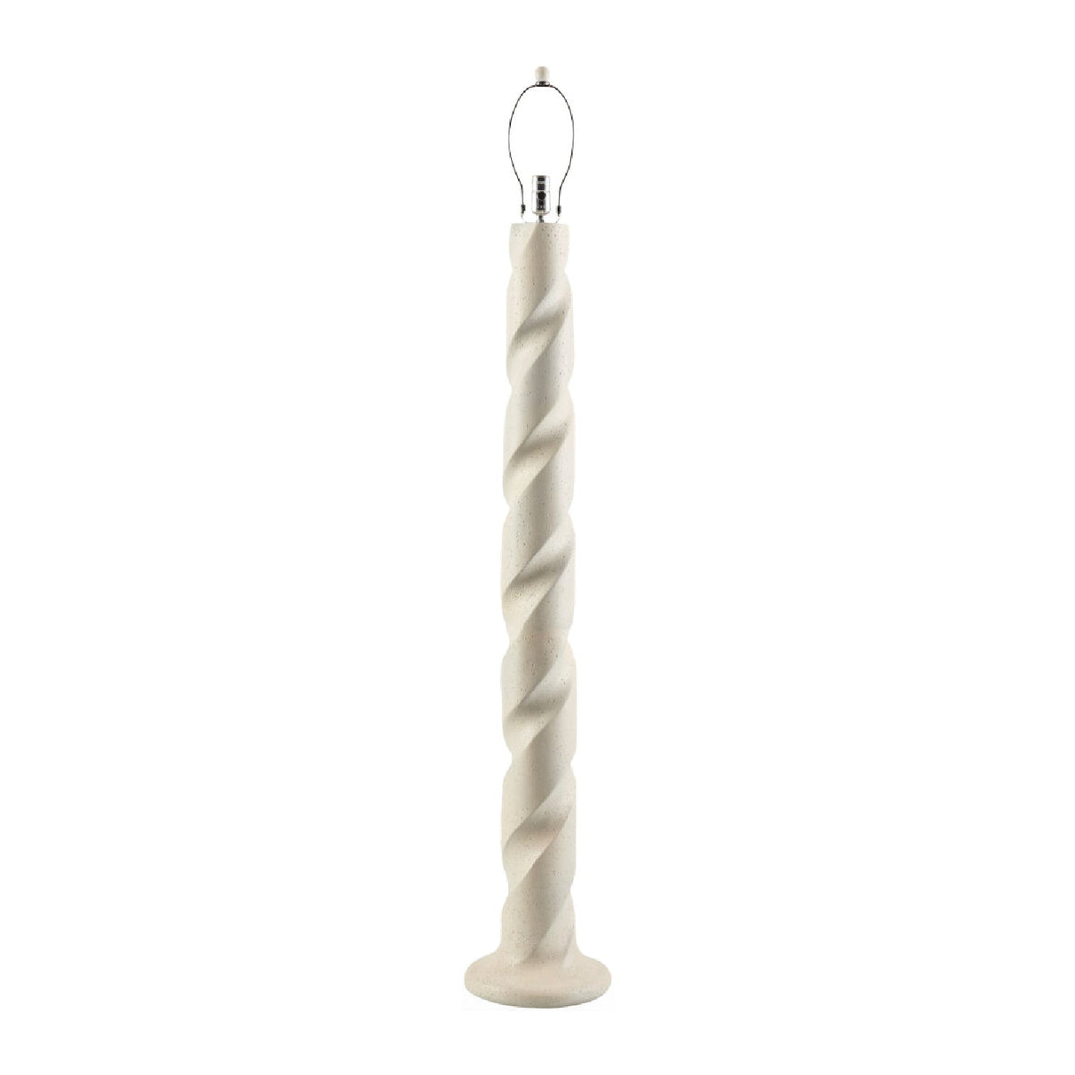 Modern European furniture - Cream Spiral Accent Floor Lamp - www.oroa.com