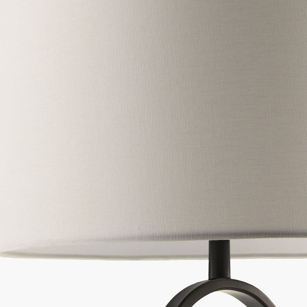 Modern European furniture - Black Framed Cement Table Lamp - www.oroa.com