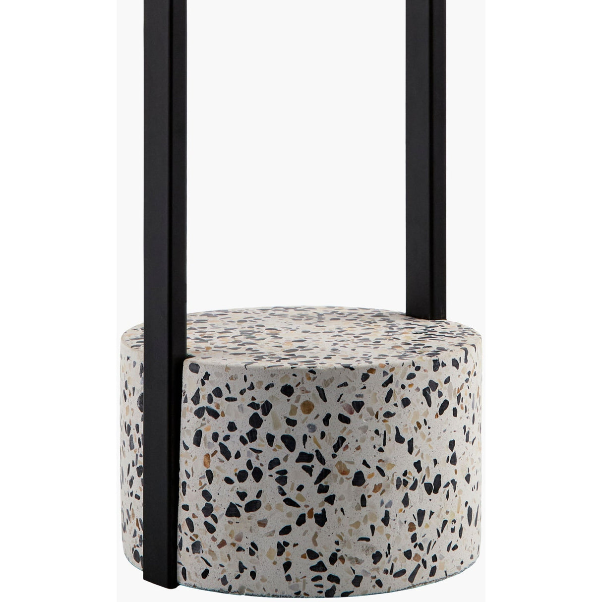 Modern European furniture - Black Framed Cement Table Lamp - www.oroa.com