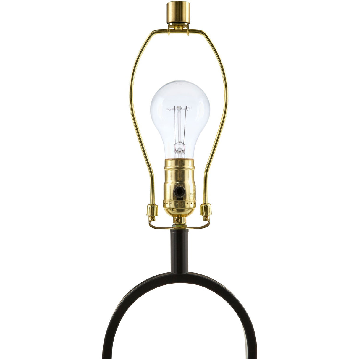 Modern European furniture - Black Framed Cement Table Lamp - www.oroa.com