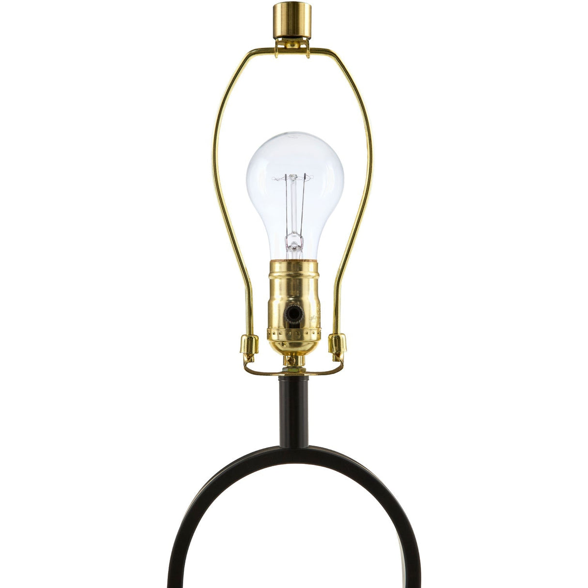 Modern European furniture - Black Framed Cement Table Lamp - www.oroa.com
