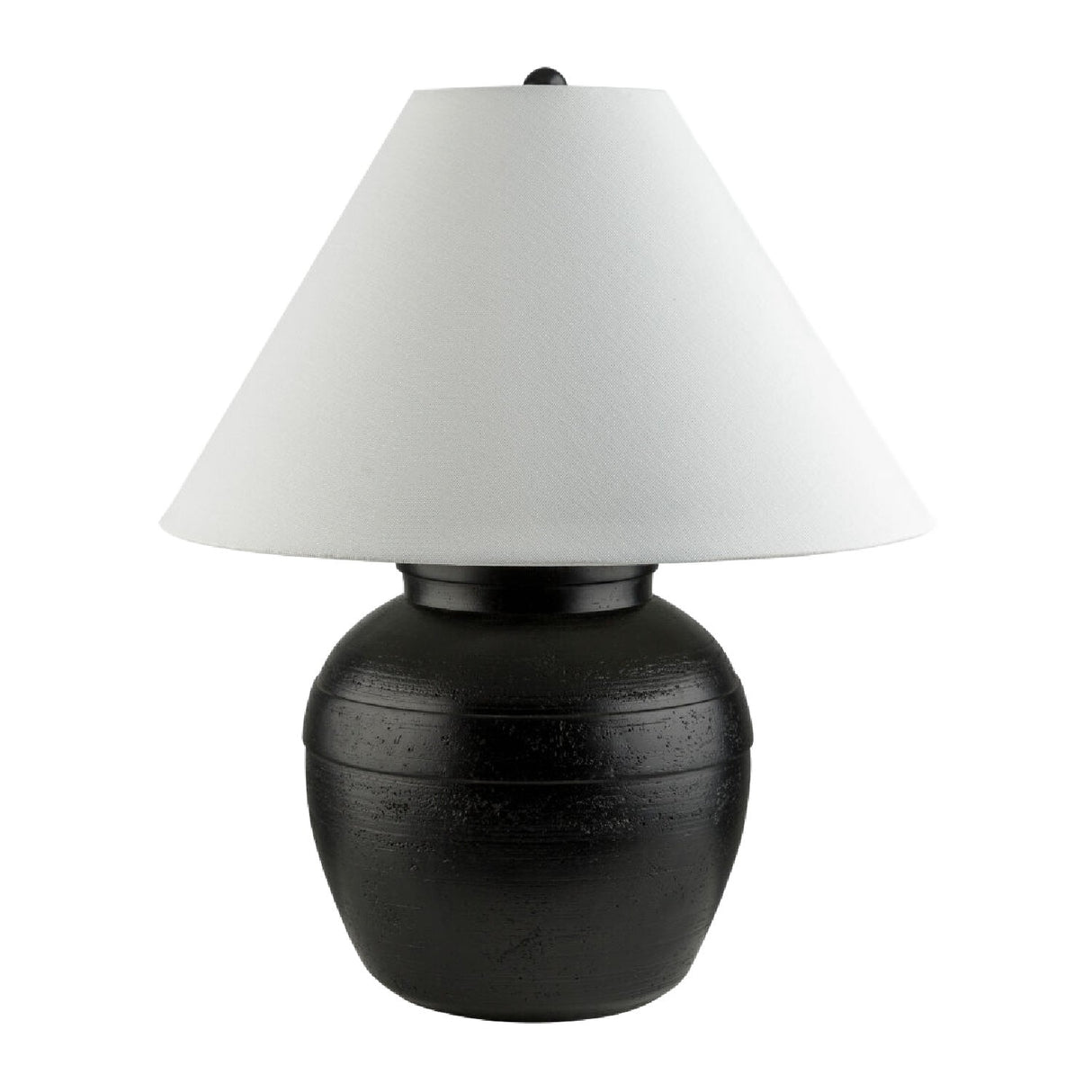 Modern European furniture - Linen Empire Shade Table Lamp - www.oroa.com