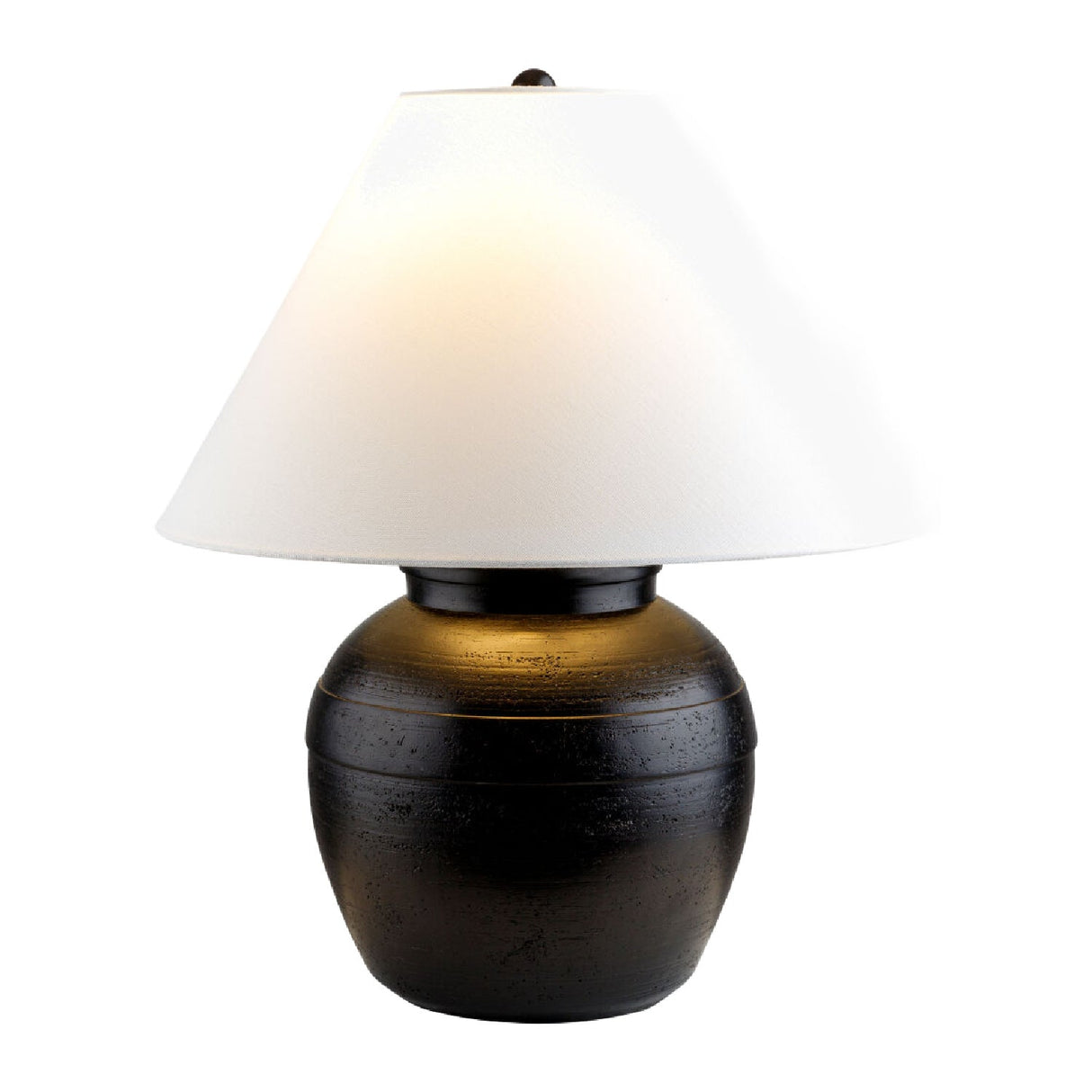 Modern European furniture - Linen Empire Shade Table Lamp - www.oroa.com