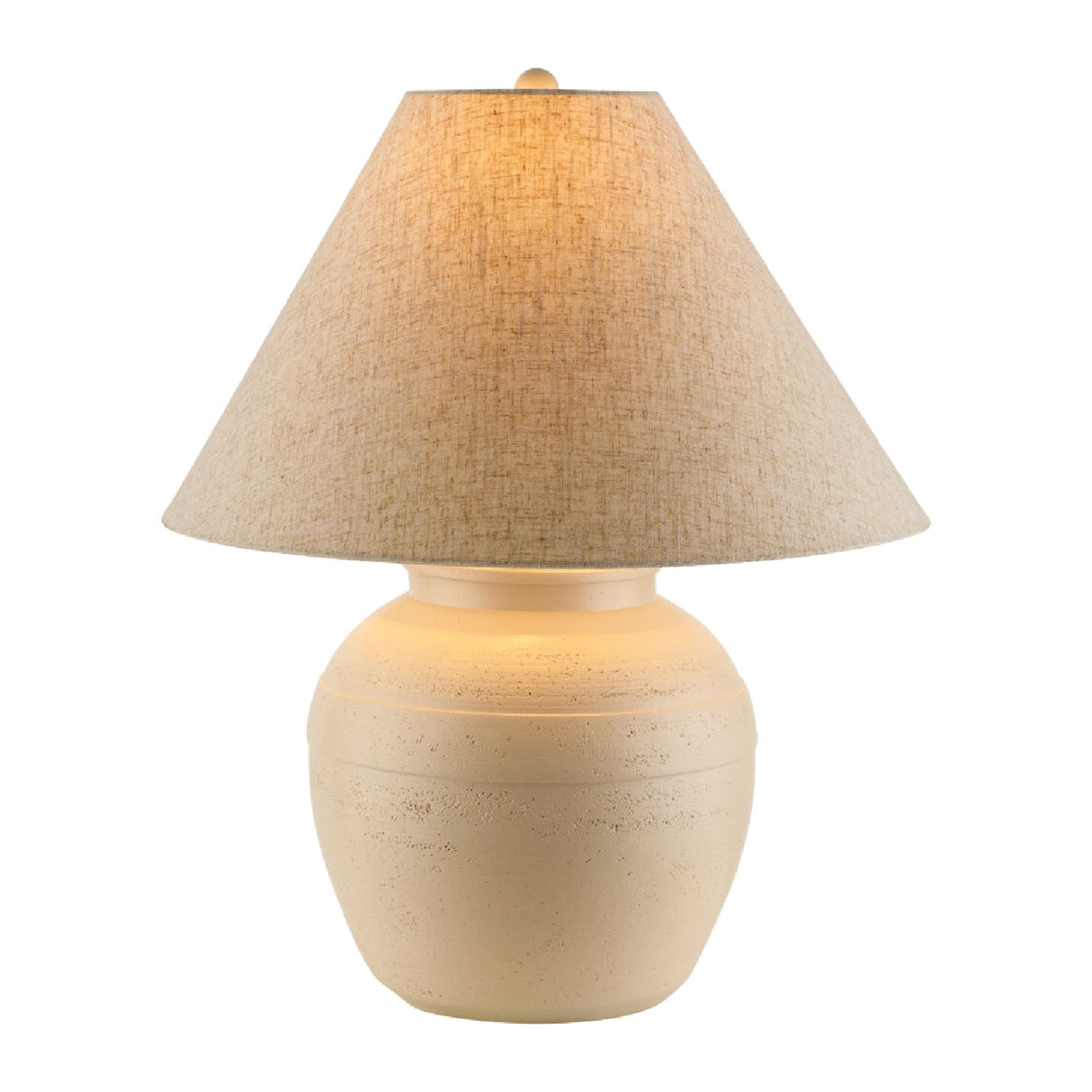 Modern European furniture - Linen Empire Shade Table Lamp - www.oroa.com