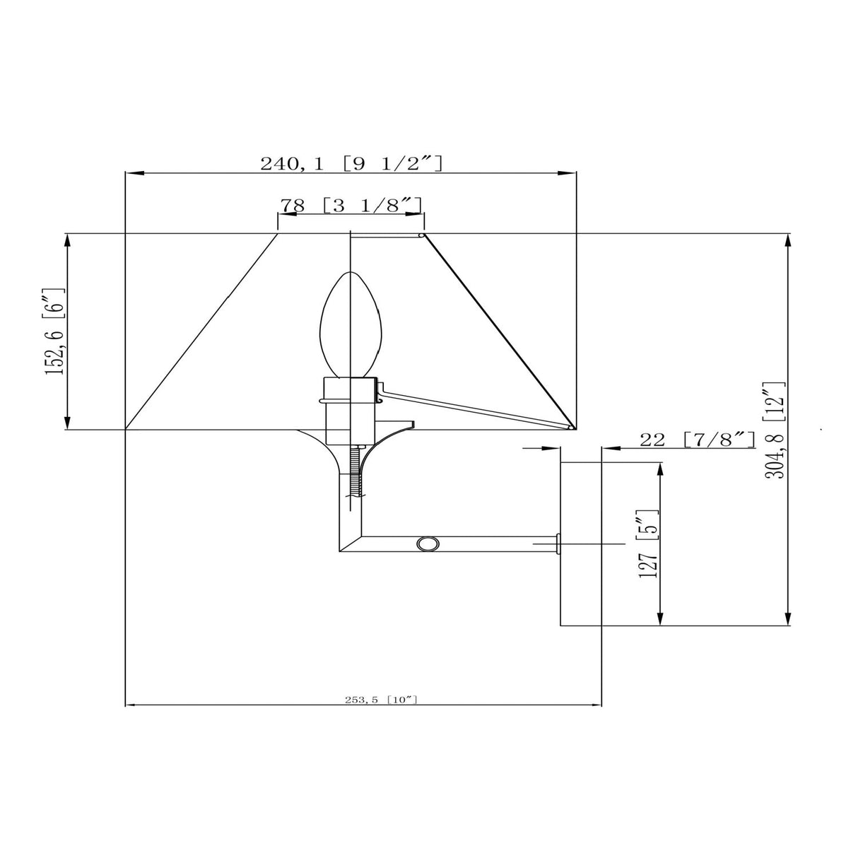 Modern European furniture - Lacquered White Iron Wall Lamp - www.oroa.com
