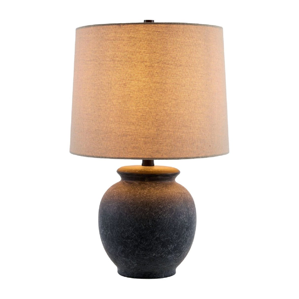 Modern European furniture - Antique Gray Ceramic Table Lamp - www.oroa.com