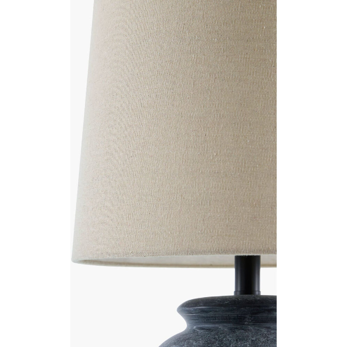 Modern European furniture - Antique Gray Ceramic Table Lamp - www.oroa.com