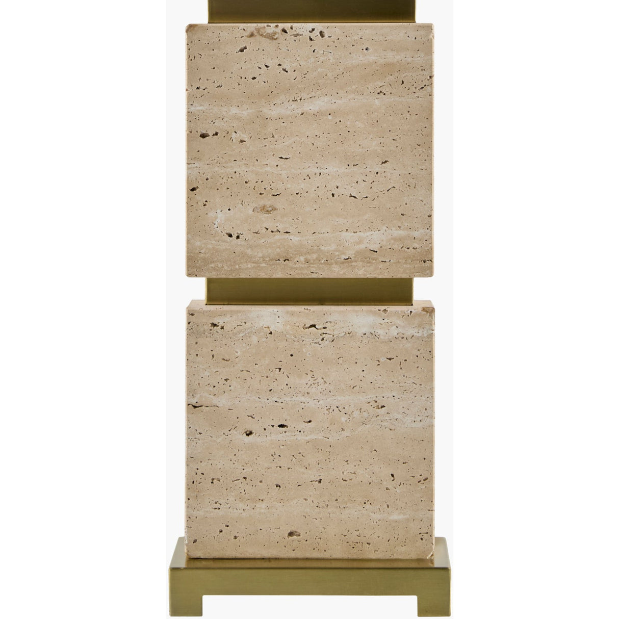 Modern European furniture - Travertine Accent Table Lamp - www.oroa.com