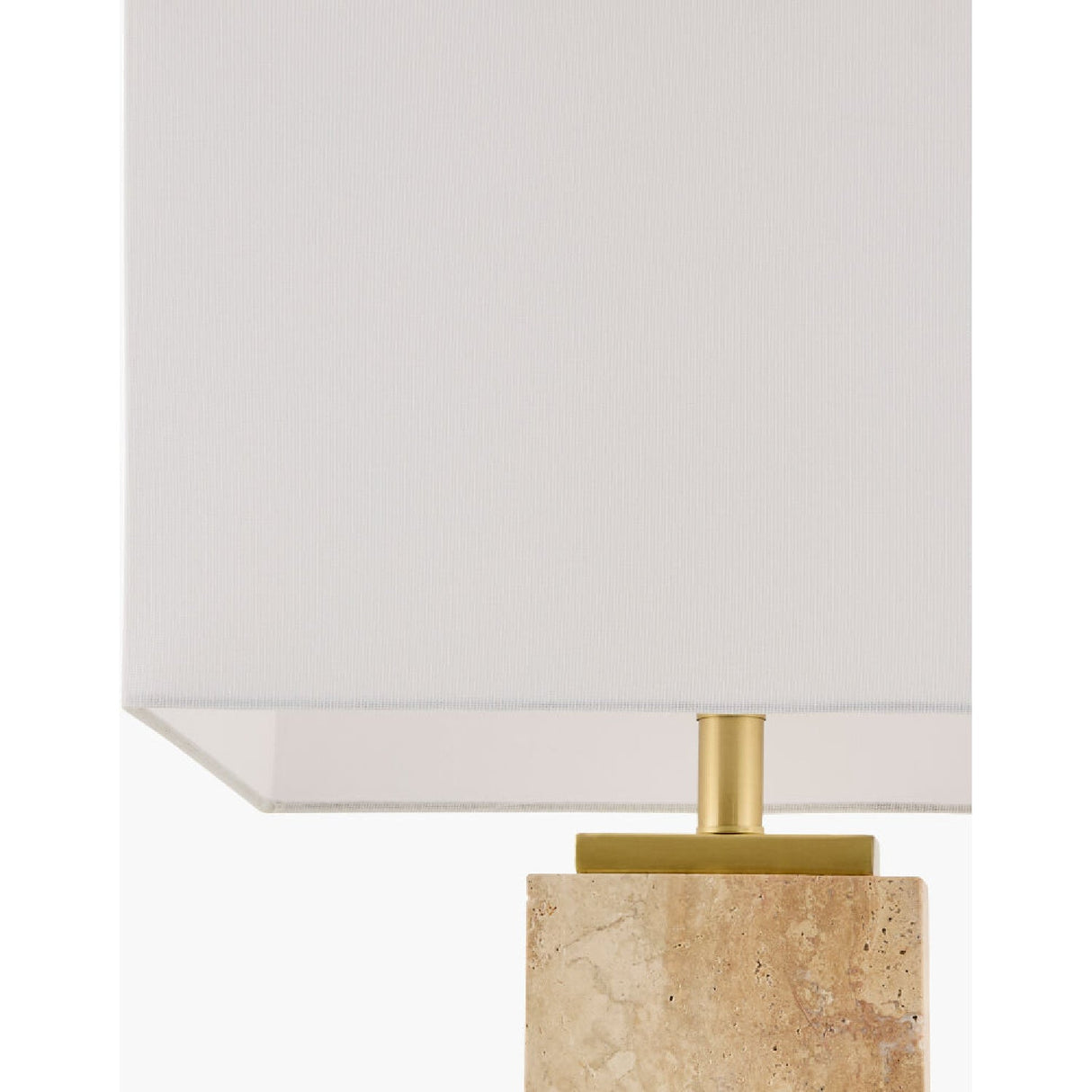 Modern European furniture - Natural Travertine Accent Table Lamp - www.oroa.com