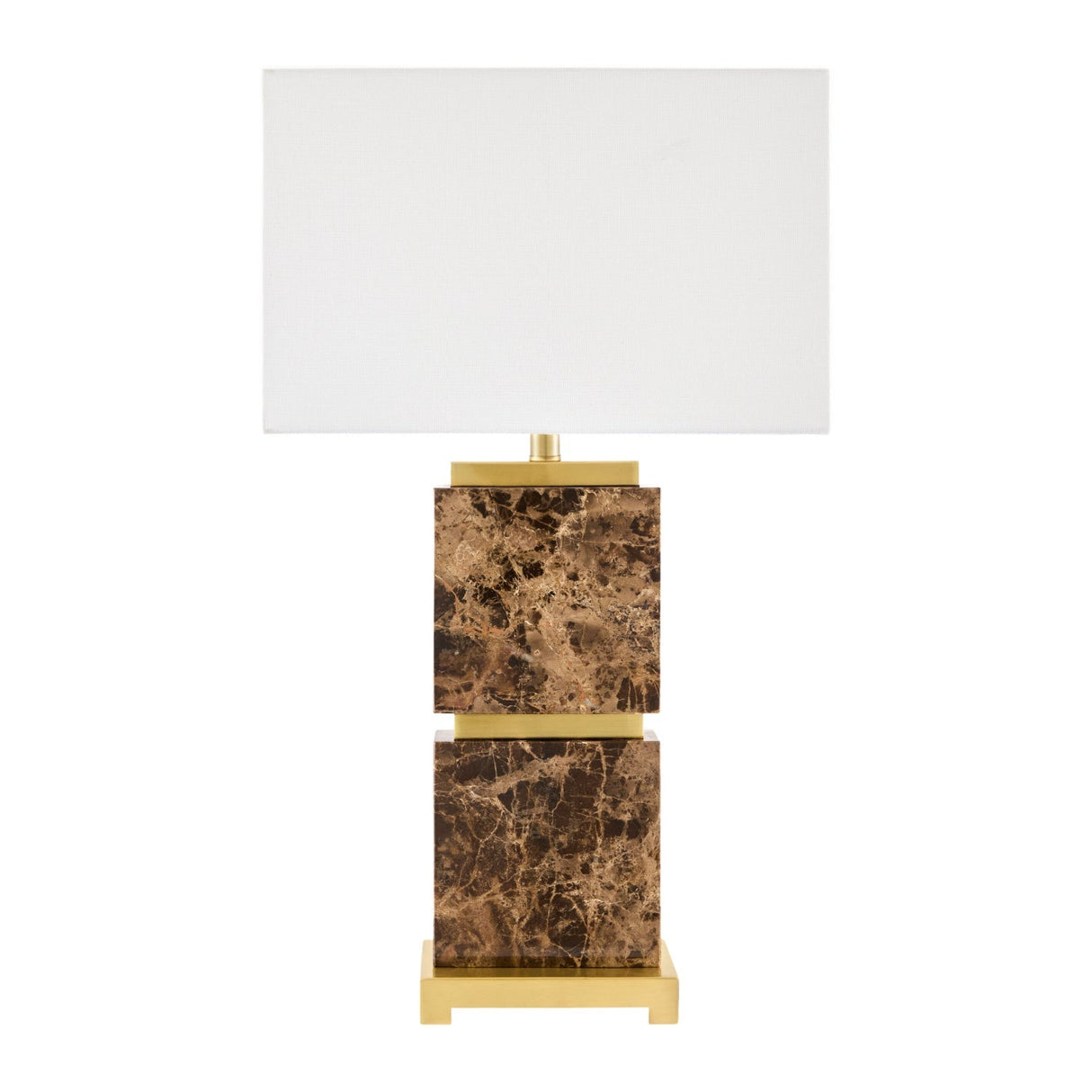 Modern European furniture - Travertine Accent Table Lamp - www.oroa.com