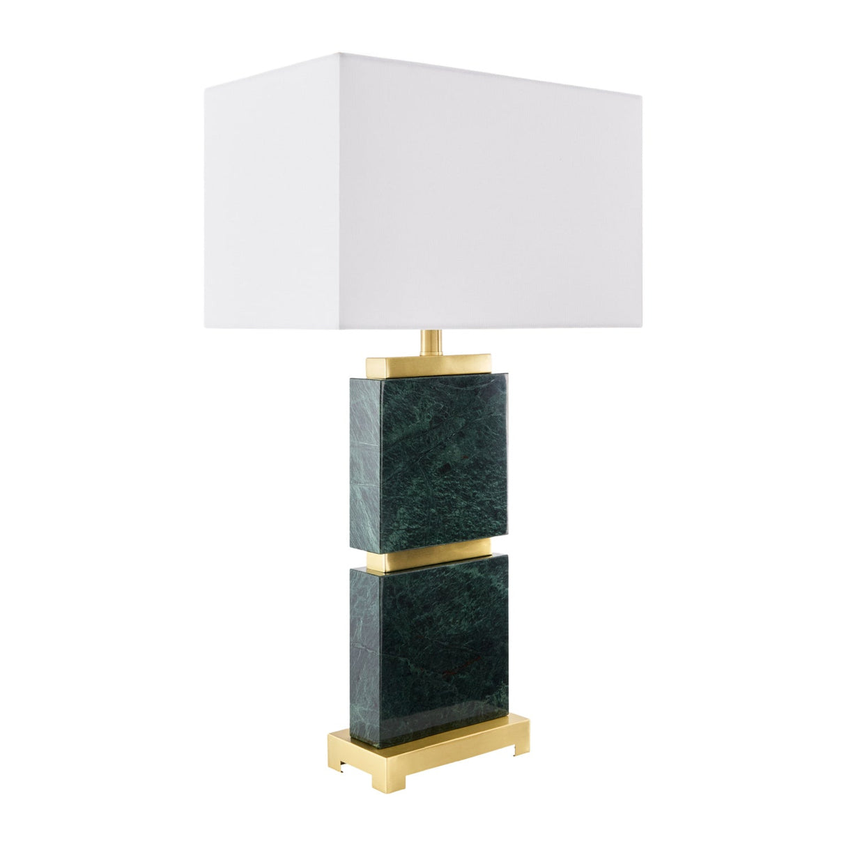 Modern European furniture - Travertine Accent Table Lamp - www.oroa.com