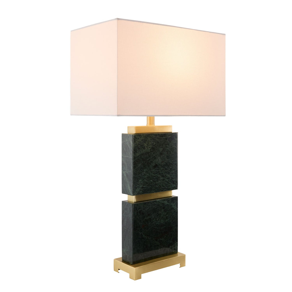 Modern European furniture - Travertine Accent Table Lamp - www.oroa.com