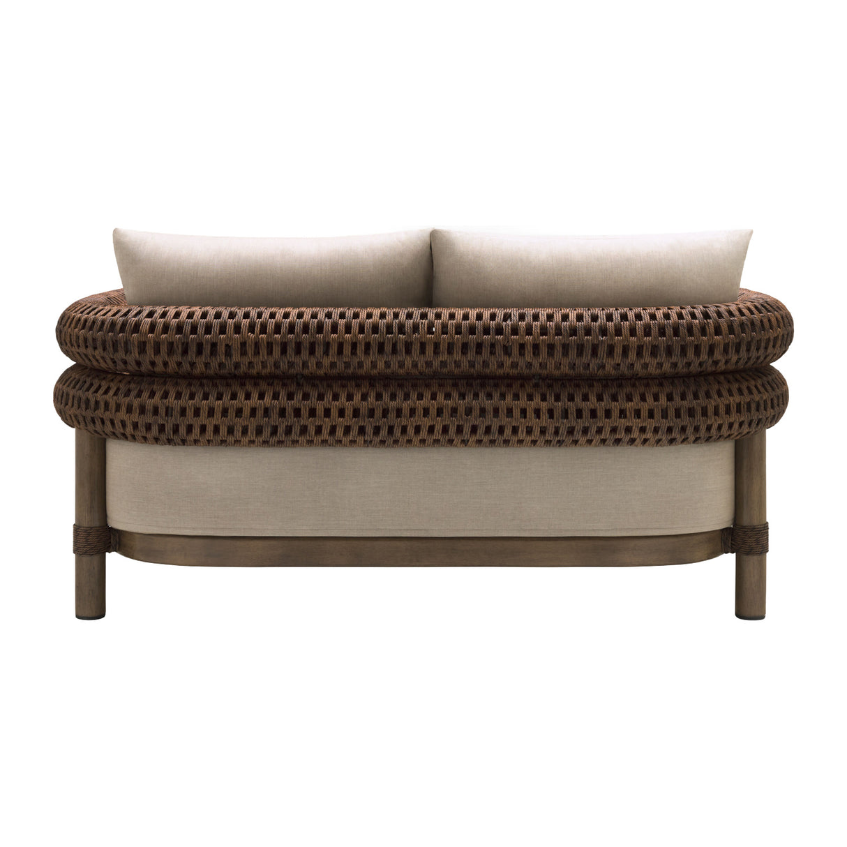 Modern European furniture - Cushioned Wicker Outdoor Daybed - www.oroa.com