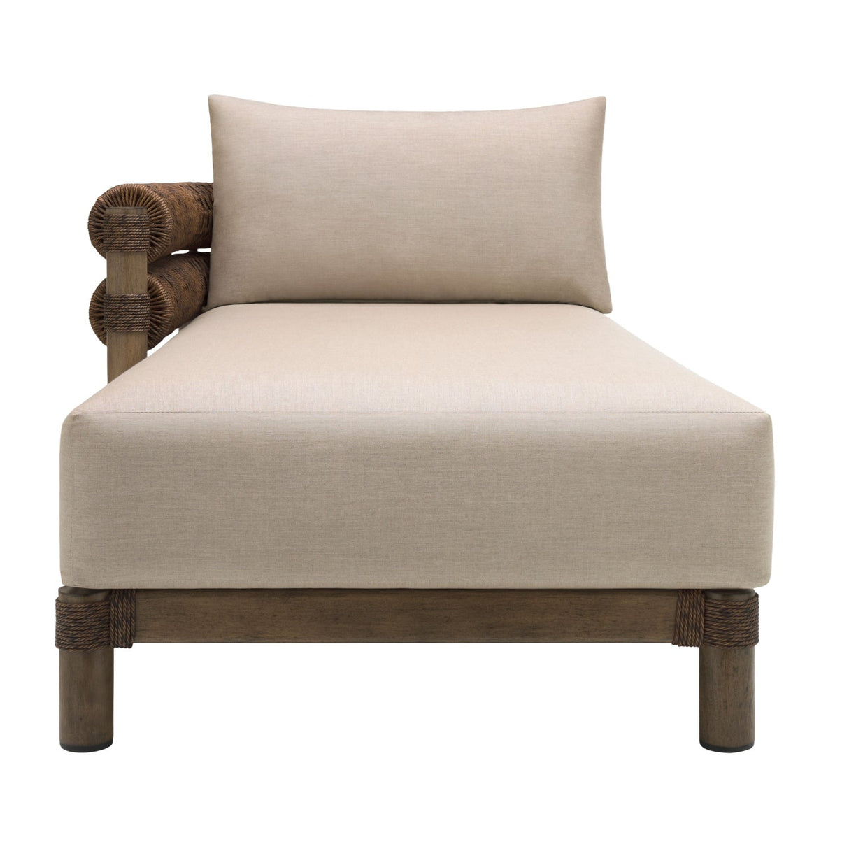 Cushioned Wicker Outdoor Left-Armed Chaise – Porta – alternate view 7