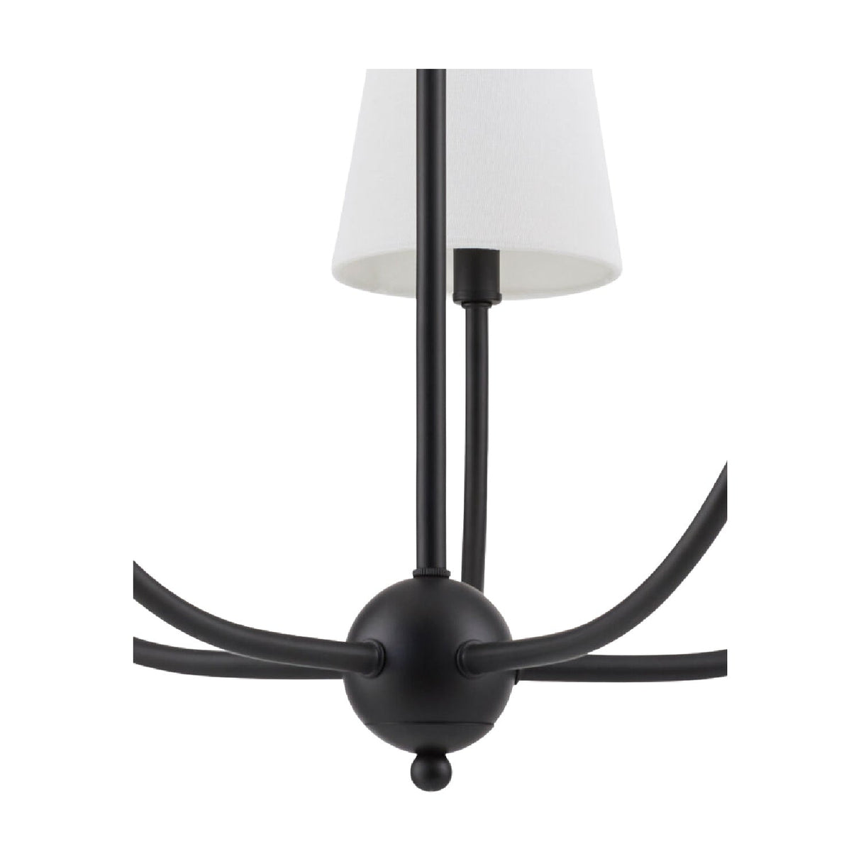 Modern European furniture - White Cotton Shade Chandelier - www.oroa.com