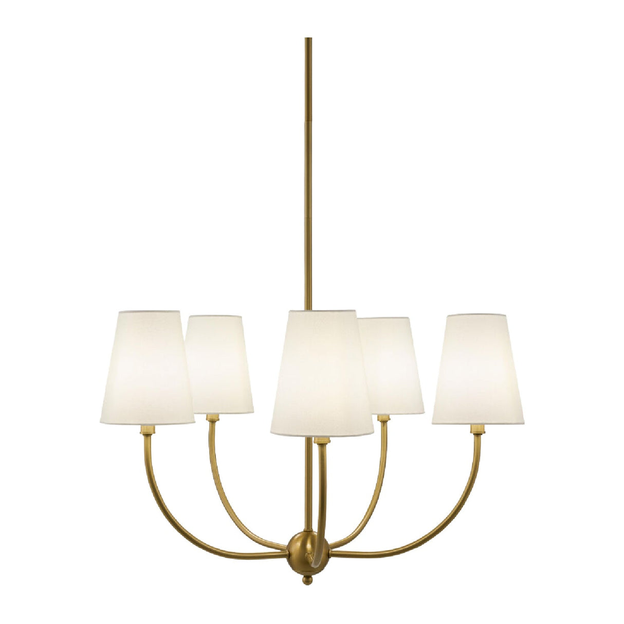 Modern European furniture - White Cotton Shade Chandelier - www.oroa.com