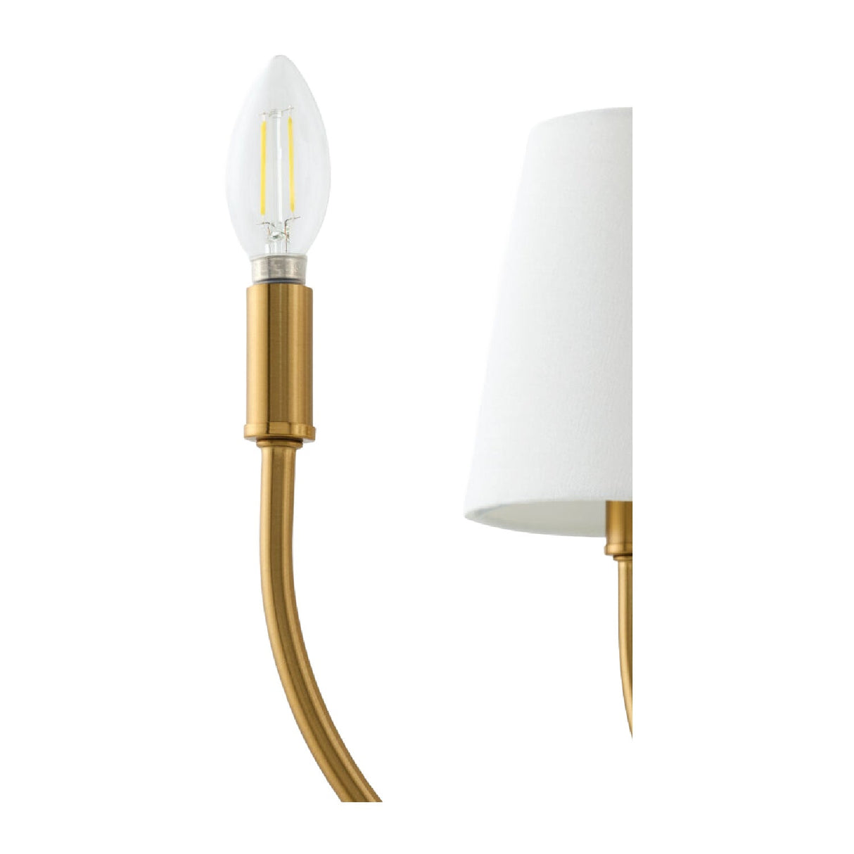 Modern European furniture - White Cotton Shade Chandelier - www.oroa.com