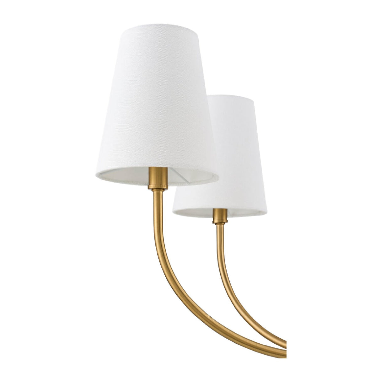 Modern European furniture - White Cotton Shade Chandelier - www.oroa.com