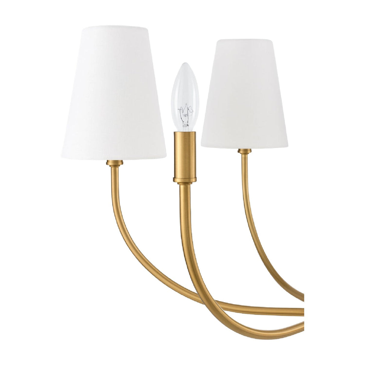 Modern European furniture - White Cotton Shade Chandelier - www.oroa.com
