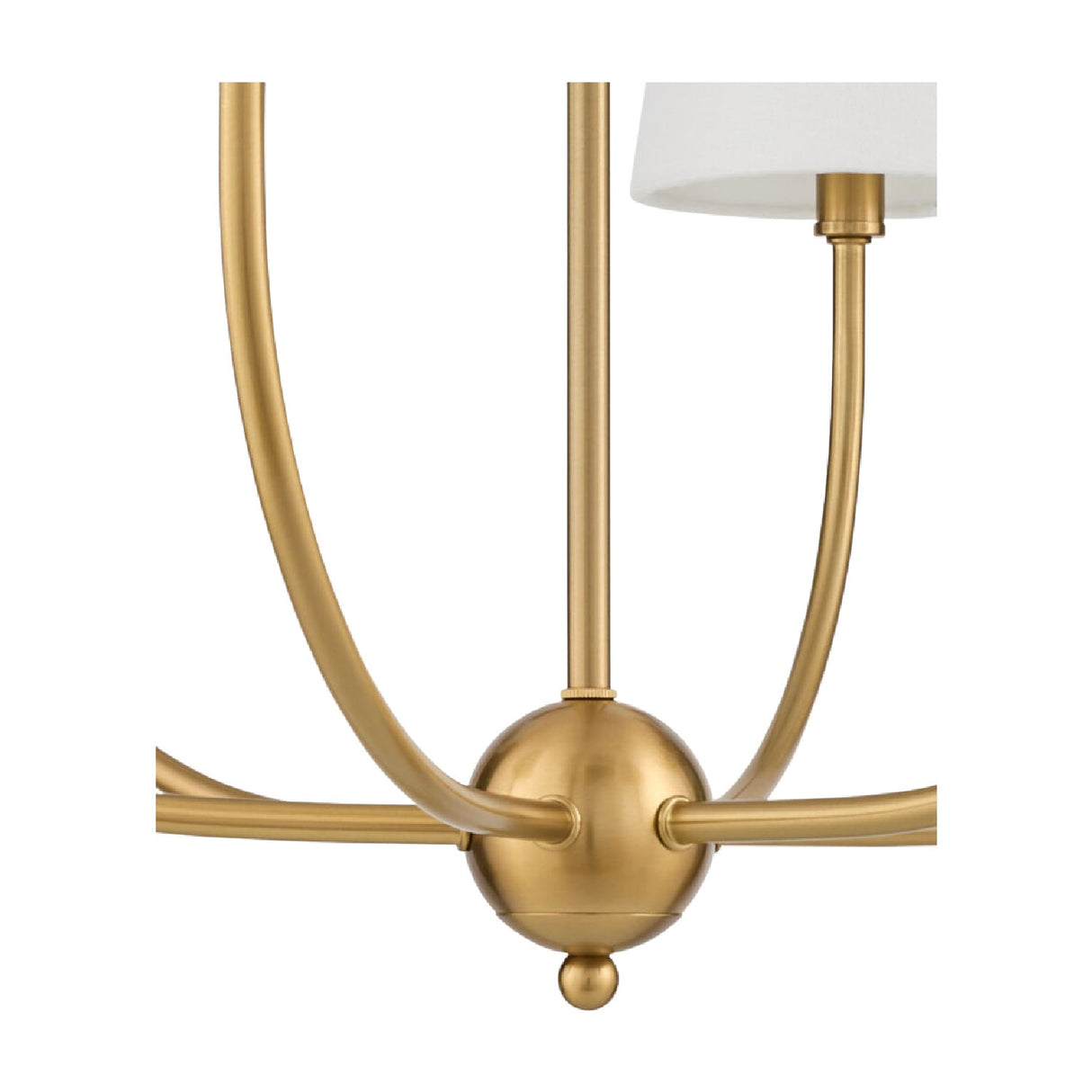 Modern European furniture - White Cotton Shade Chandelier - www.oroa.com
