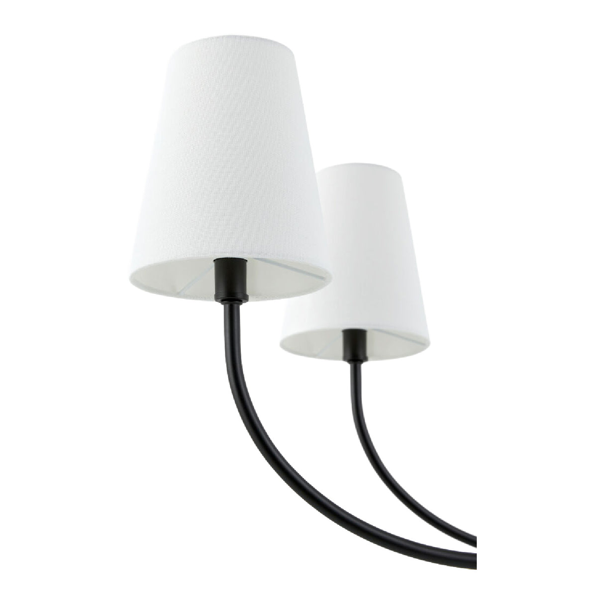 Modern European furniture - White Cotton Shade Chandelier - www.oroa.com